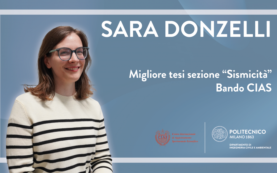 Sara Donzelli – CIAS award in the ‘Seismicity’ section