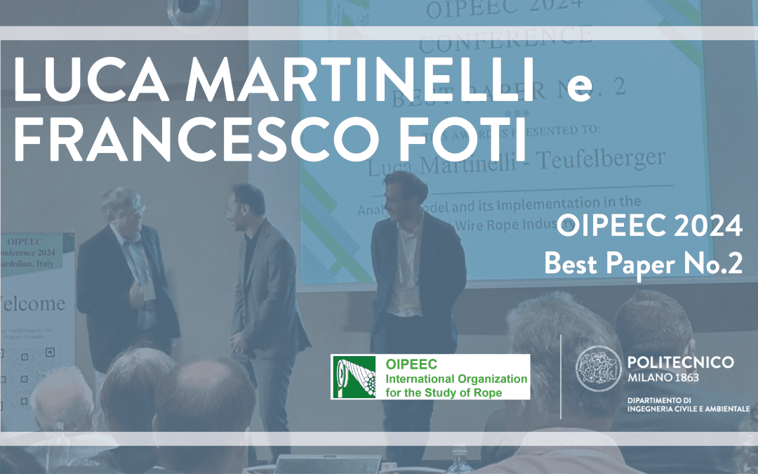 Professor Luca Martinelli and Francesco Foti awarded during the OIPEEC 2024 conference