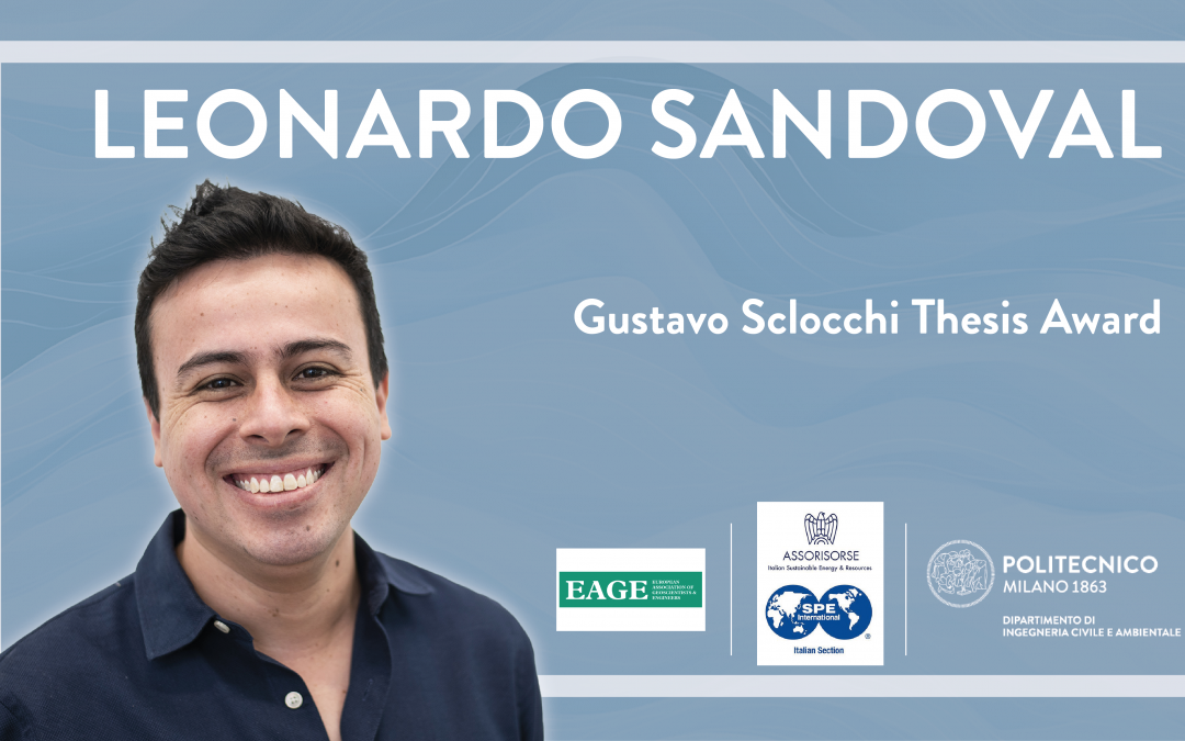 Leonardo Sandoval wins the “Gustavo Sclocchi” Thesis Award