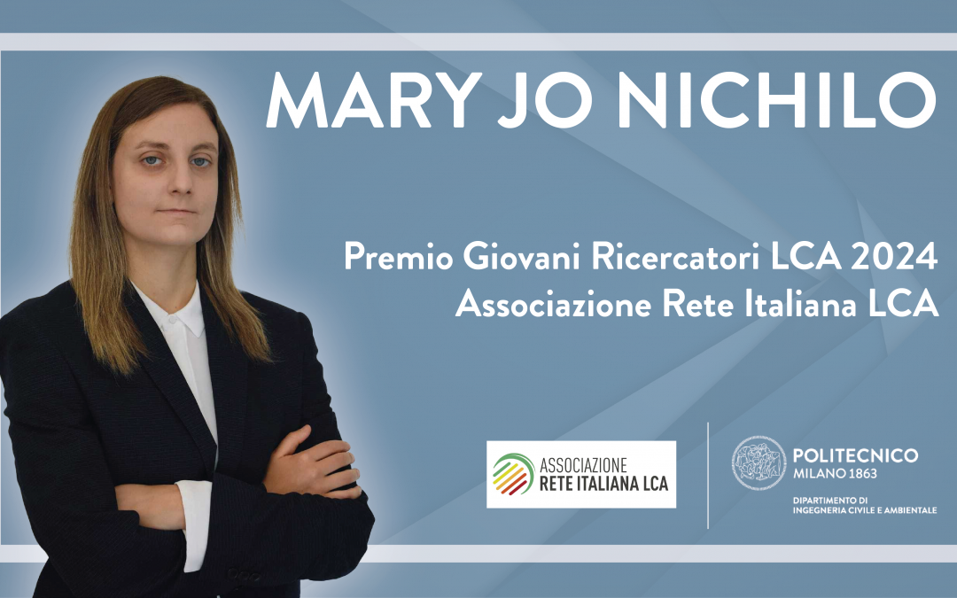 Mary Jo Nichilo vince il Premio Giovani Ricercatori LCA 2024