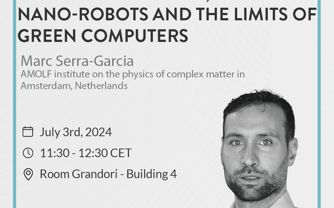 Cognitive dynamical systems: Talking structures, smart nano-robots and the limits of green computers