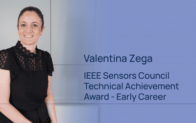 Valentina Zega riceve l’IEEE Sensors Council Technical Achievement Award