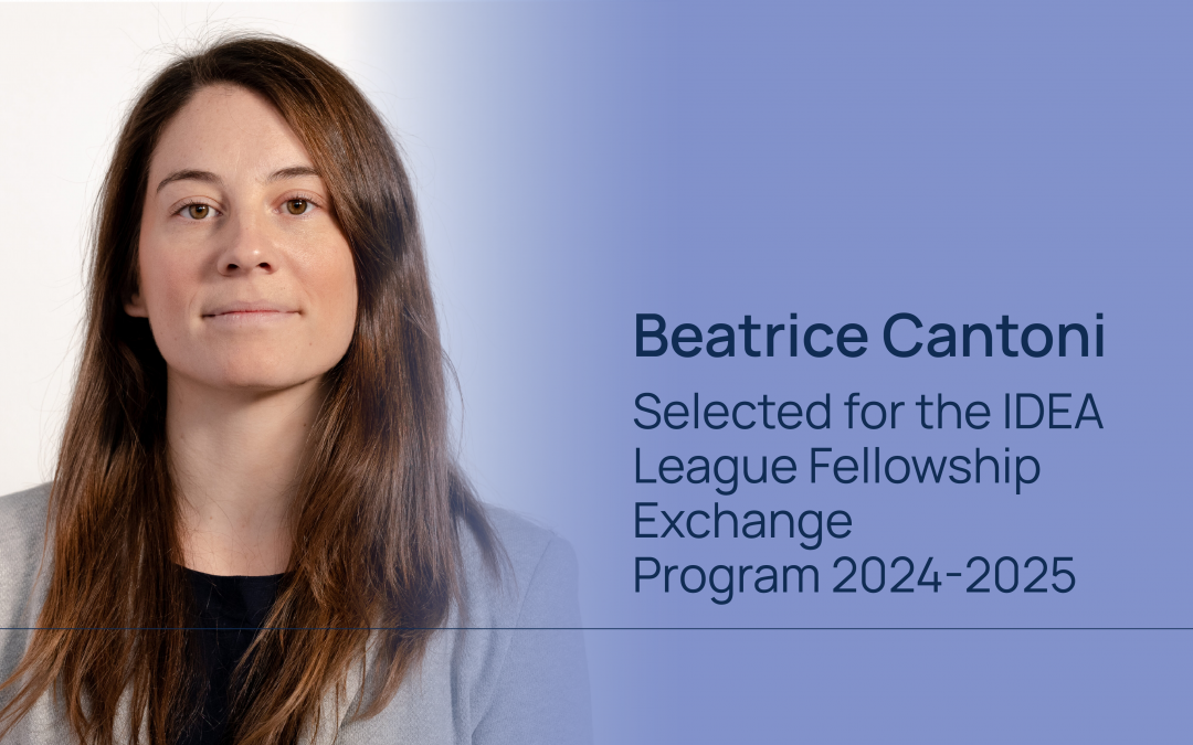 Finanziamento alla Ricerca per Beatrice Cantoni con la IDEA League Fellowship 2024-25