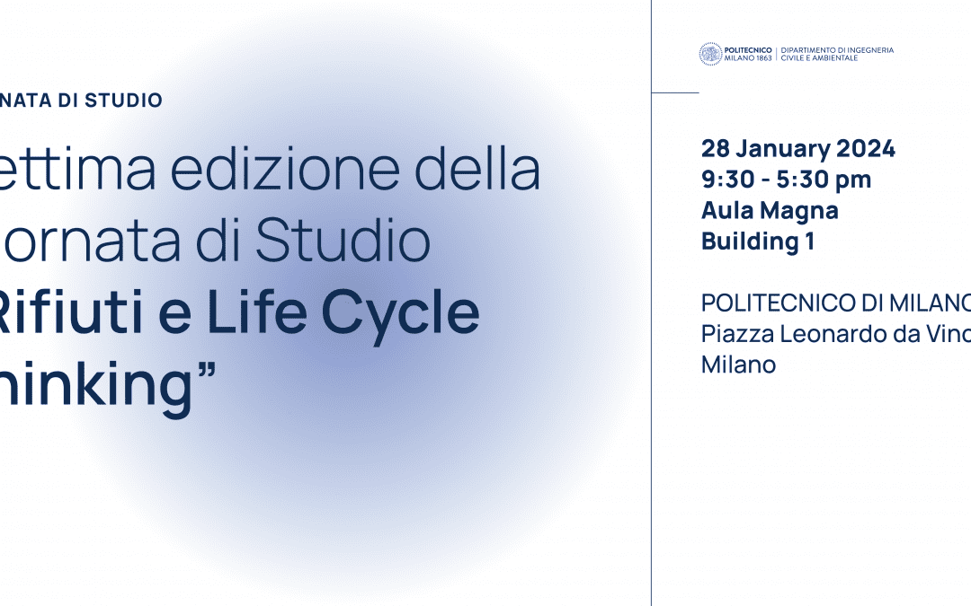 7ª Giornata di studio “Rifiuti e Life Cycle Thinking”